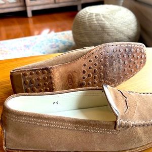 Tod’s suede loafers